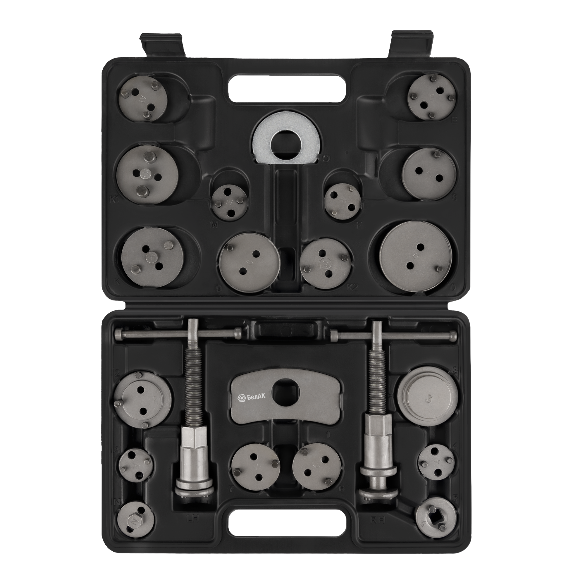 Набор для утапливания поршней тормозных цилиндров, 22 предмета, "БелАК"