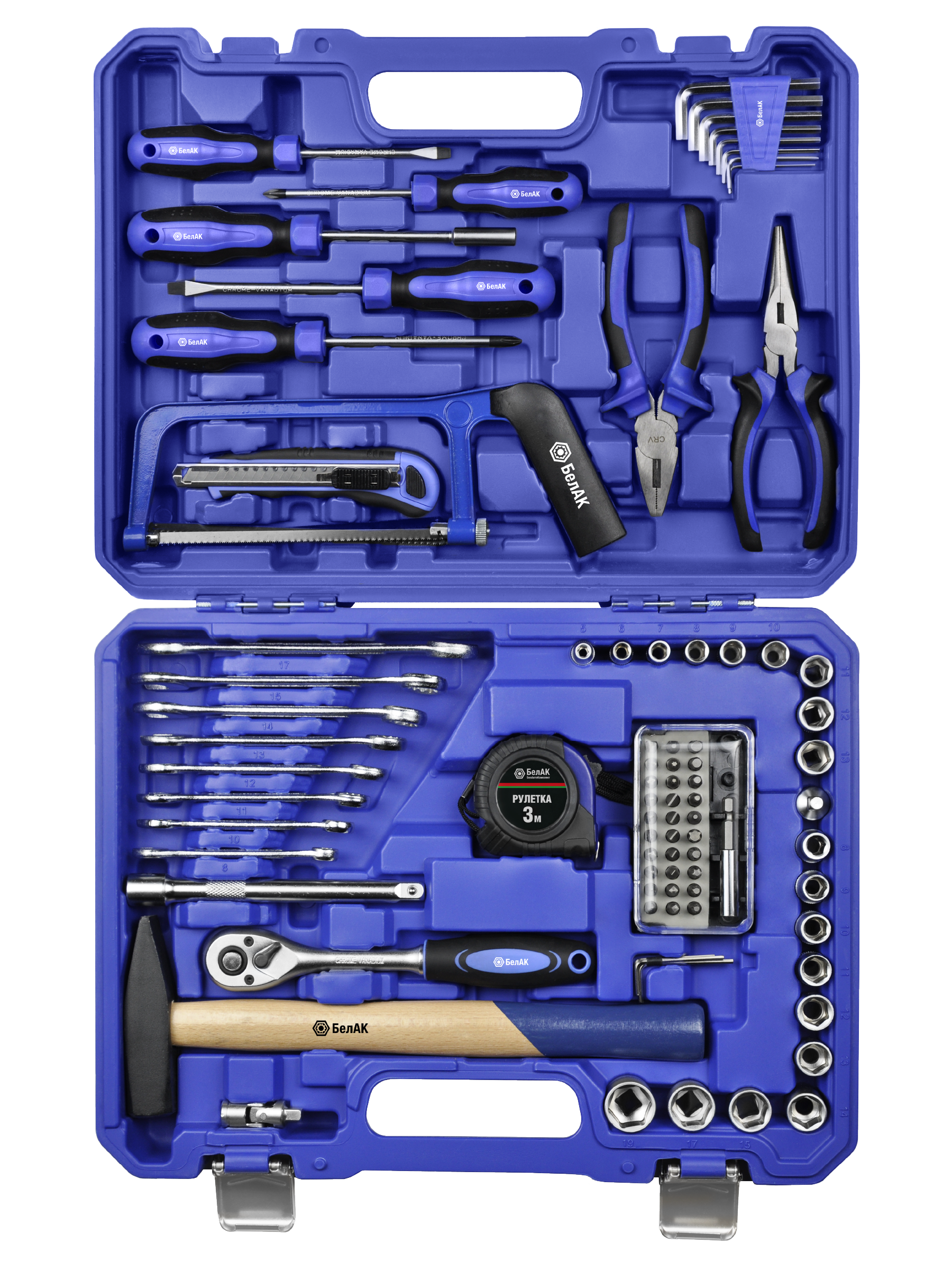 Набор инструментов ПРОФИ, 89 предм."БелАК"