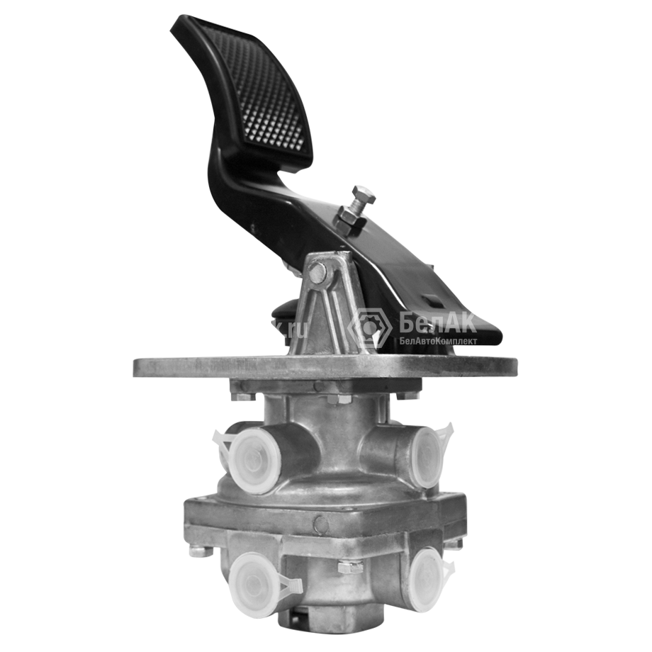 Кран тормозной ГТК "БелАК" нового образца с педалью в сборе (ан.5320-3514108) детальное фото