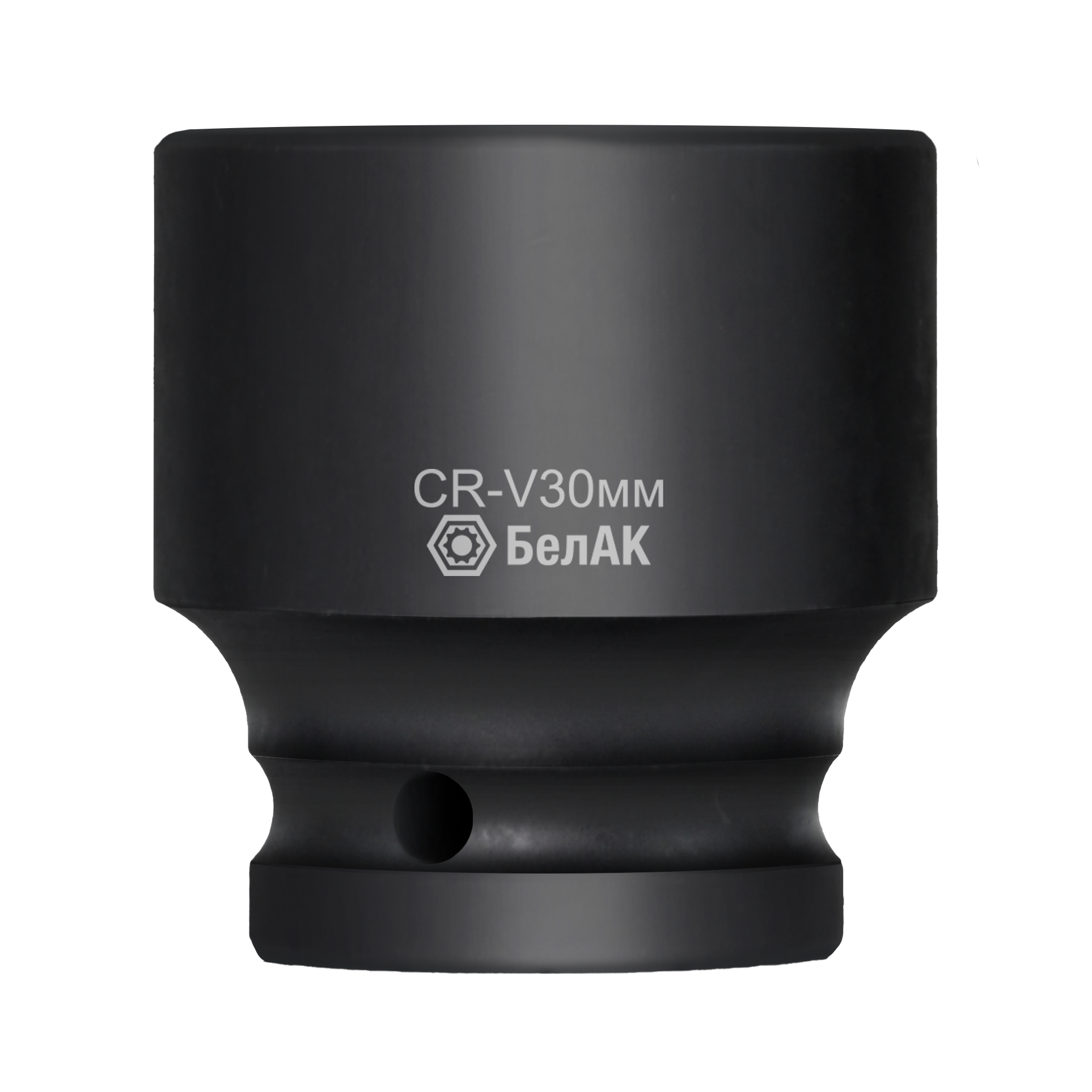 Головка шестигранная ударная 30 мм, 1/2", CRV, "БелАК"