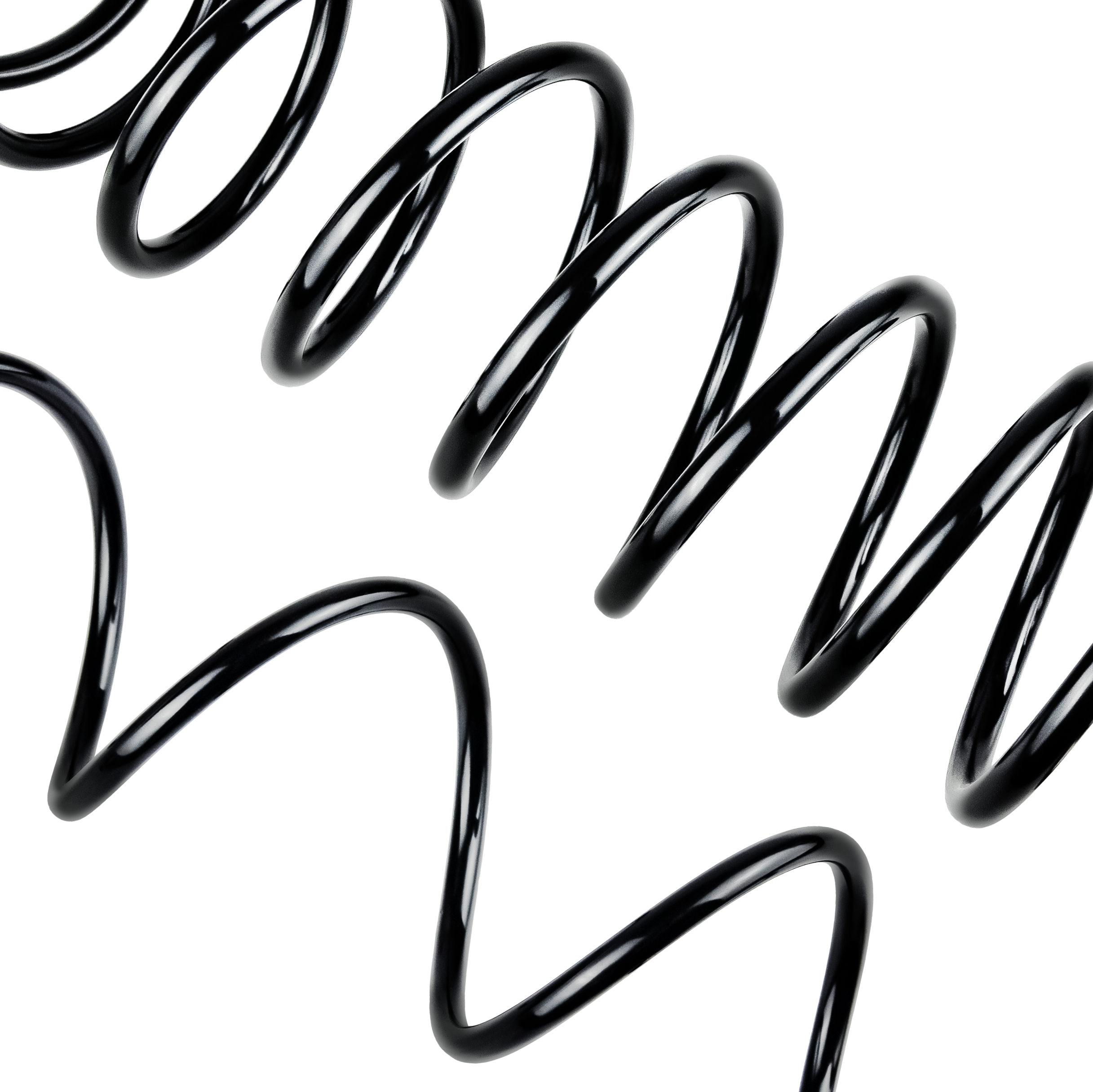 Шланг для компрессора воздушного, полиуретановый спиральный 6м 5х8мм, БелАК