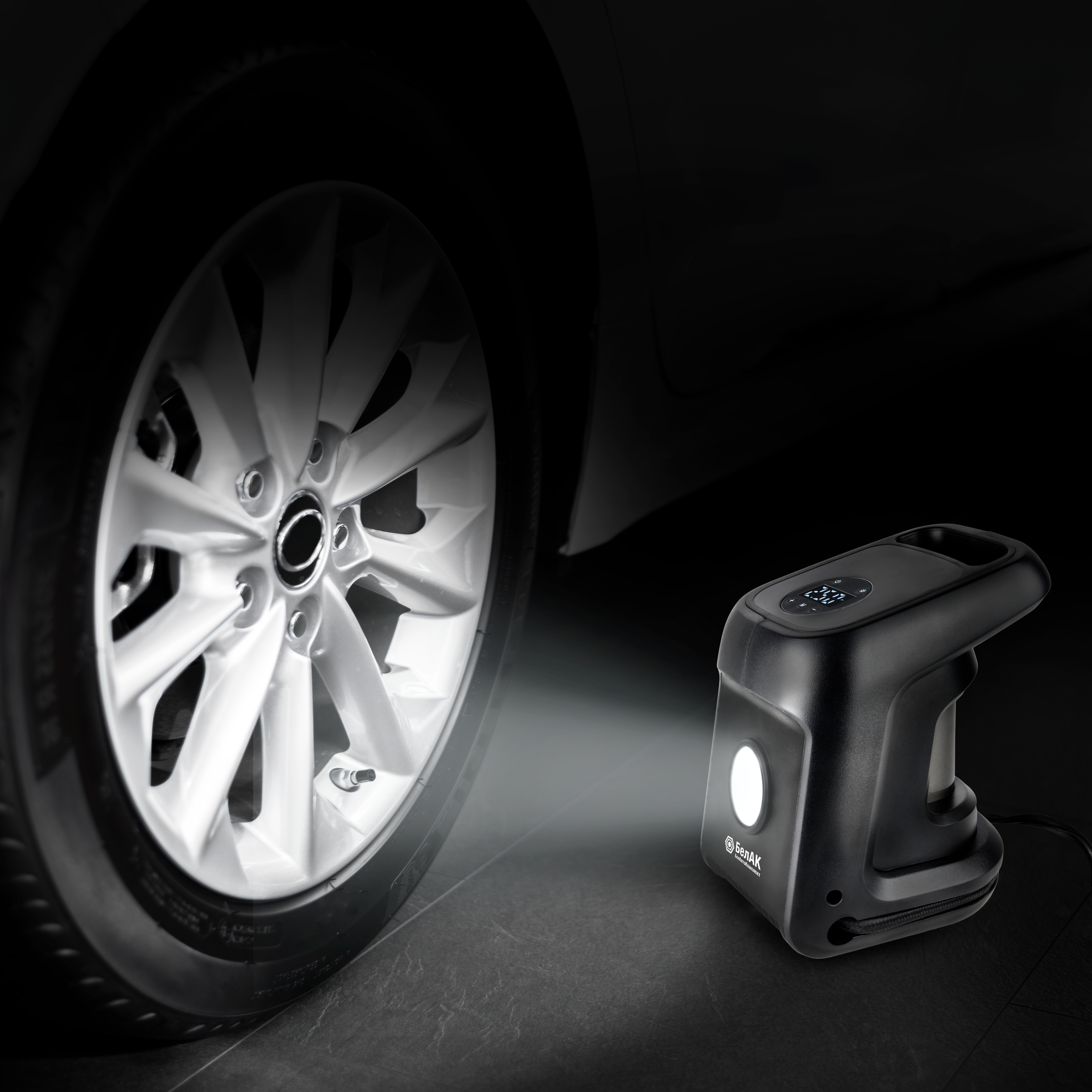 Компрессор автомобильный "ЦИКЛОП-50Ц", "БелАК"