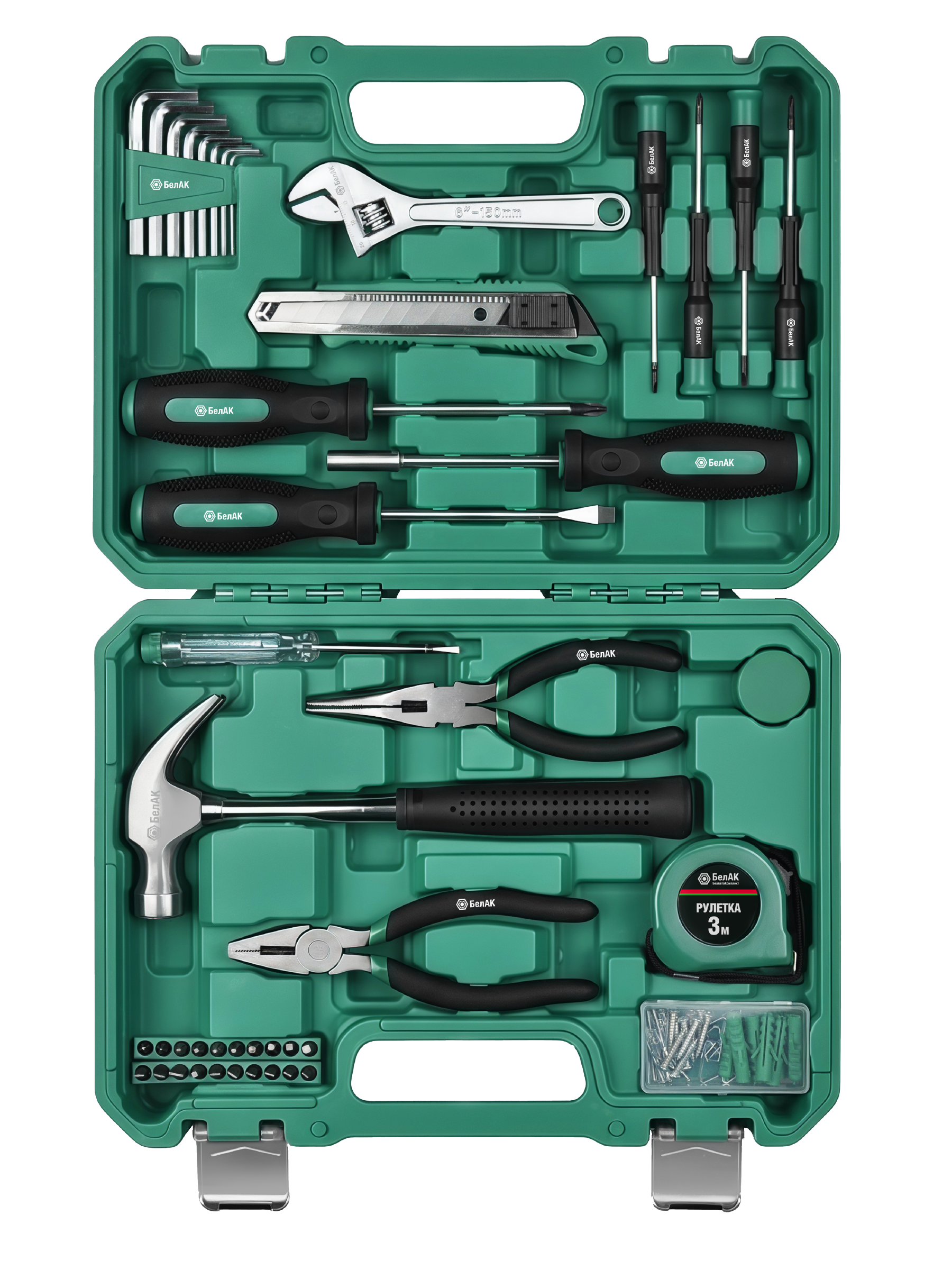 Набор инструментов МАСТЕР, 100 предм."БелАК"