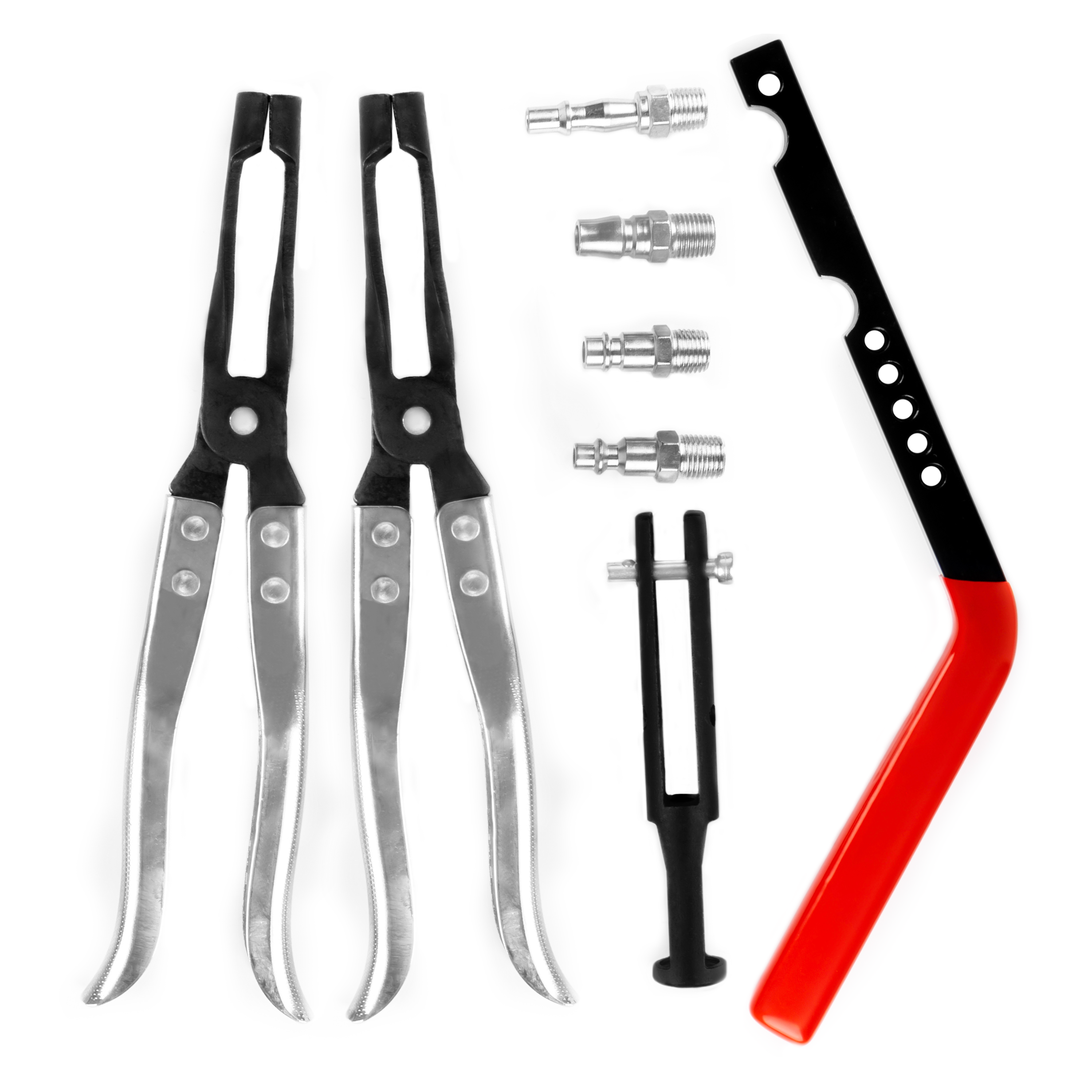 Рассухариватель клапанов универсальный, с насадками ГБЦ, (Набор 23 предмета), "БелАК"