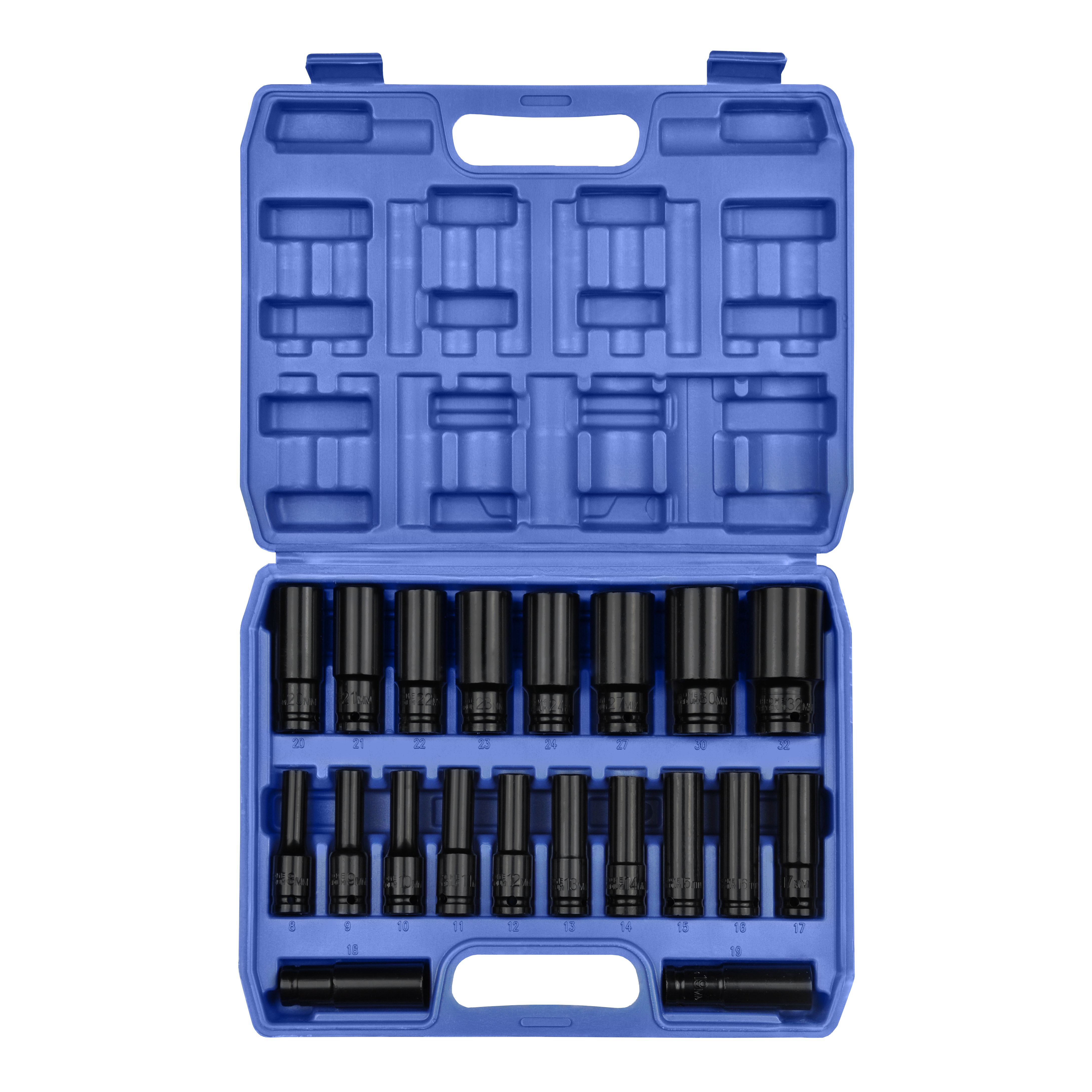 Набор ударных головок 1/2" 20 пр. (6гр., CRV, 8-32мм) "БелАК"