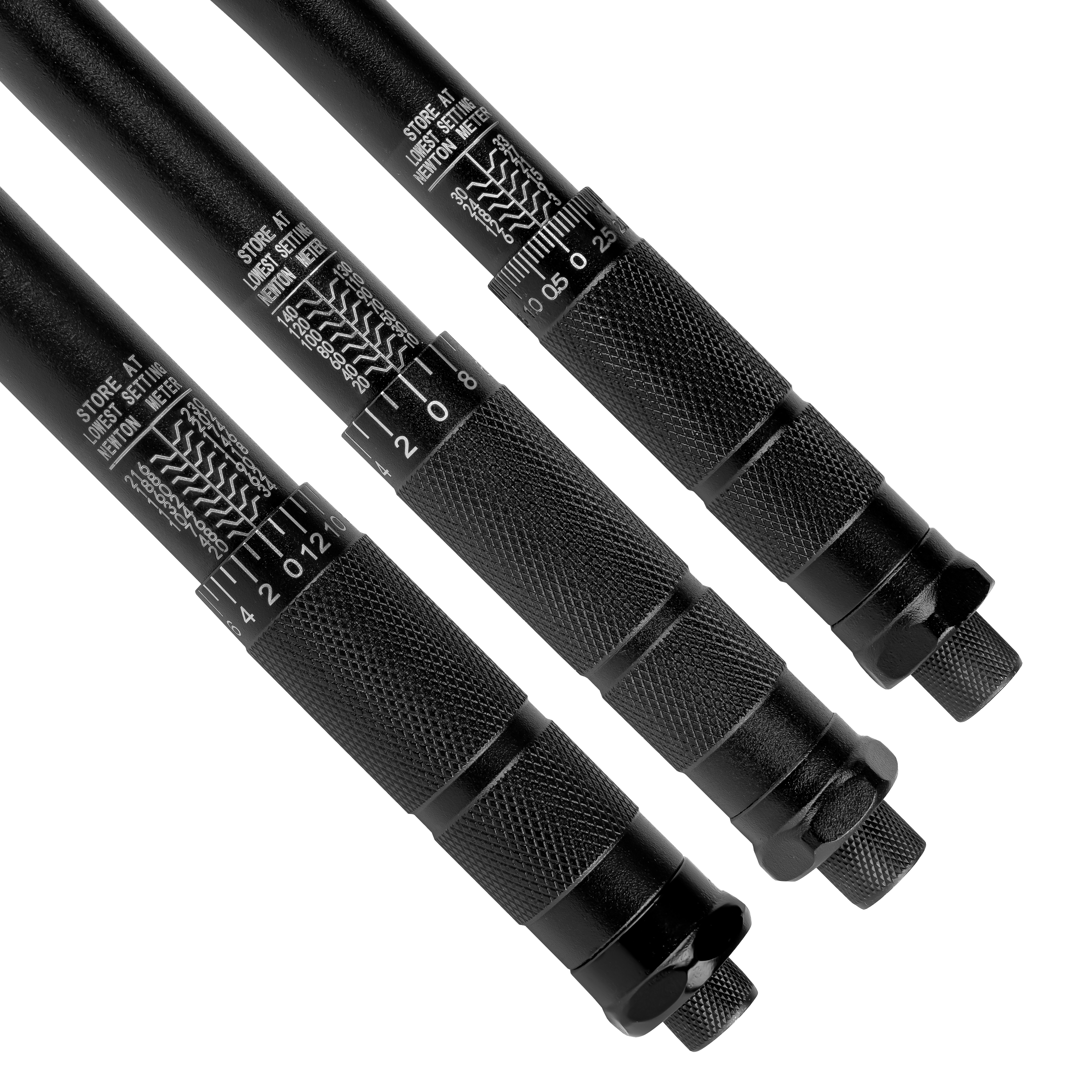 Набор ключей динамометрических 3 шт. 1/2" (20-230 Нм), 1/4" (3-33 Нм), 3/8" (10-140 Нм)