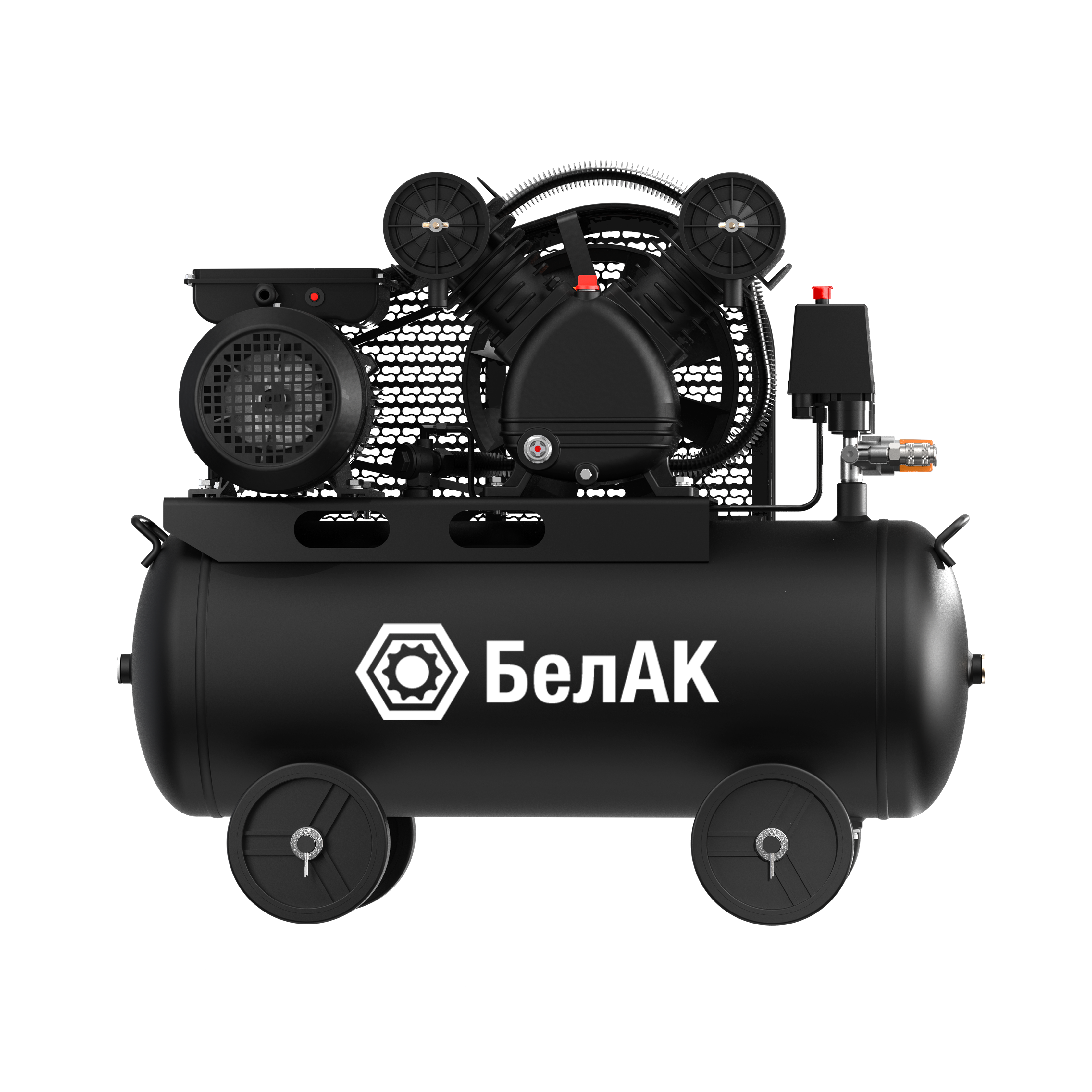 Компрессор воздушный 50л (490 л/мин; 2,2 кВт; ременной) БелАК