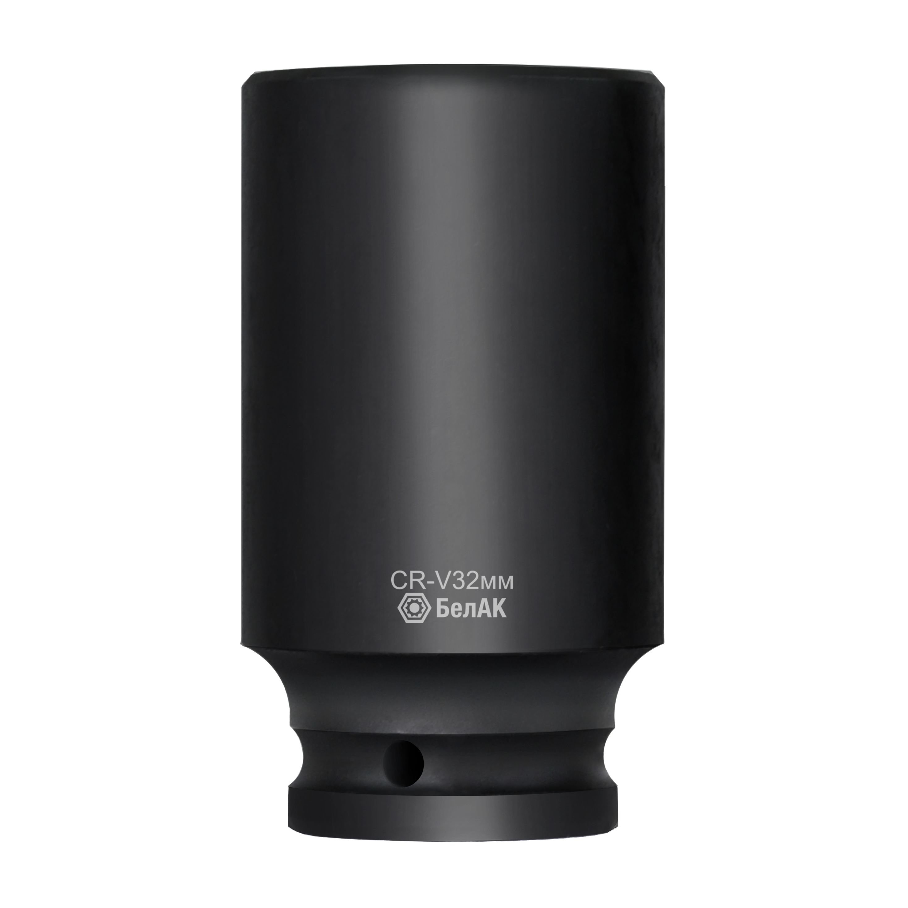 Головка шестигранная ударная глубокая 32 мм, 1/2", CRV, "БелАК"
