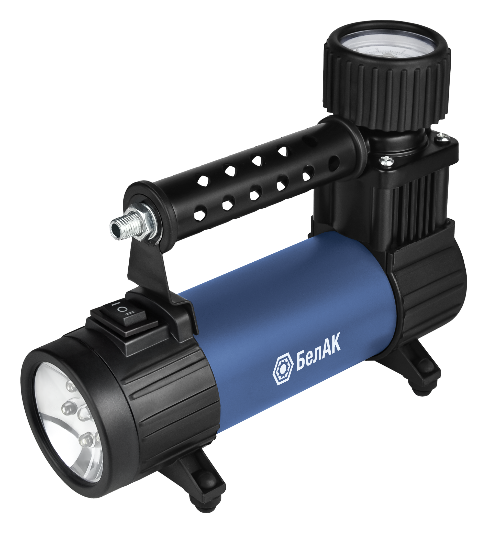 Компрессор автомобильный серия "Х" 33 л\мин, "БелАК", с фонарем
