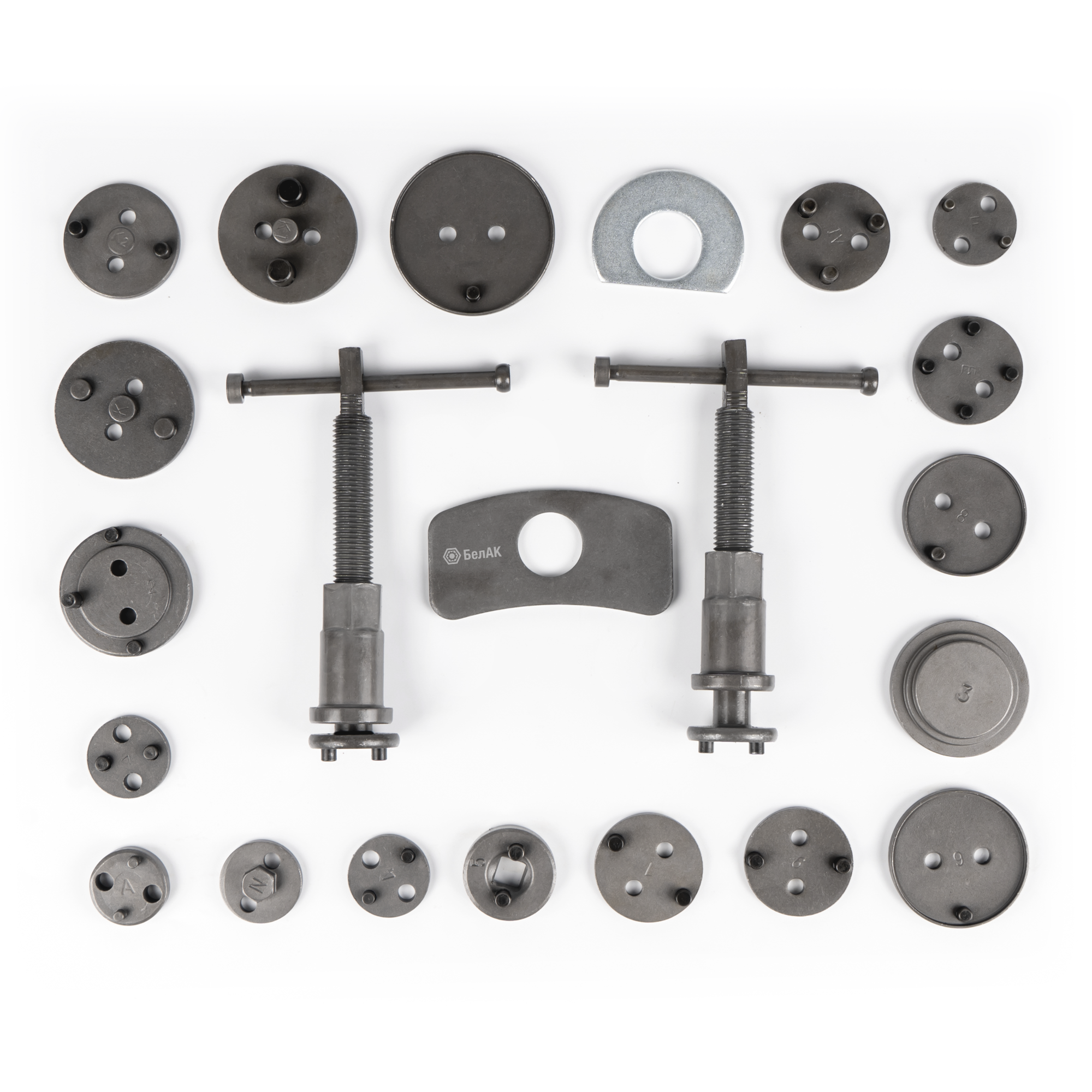 Набор для утапливания поршней тормозных цилиндров, 22 предмета, "БелАК"