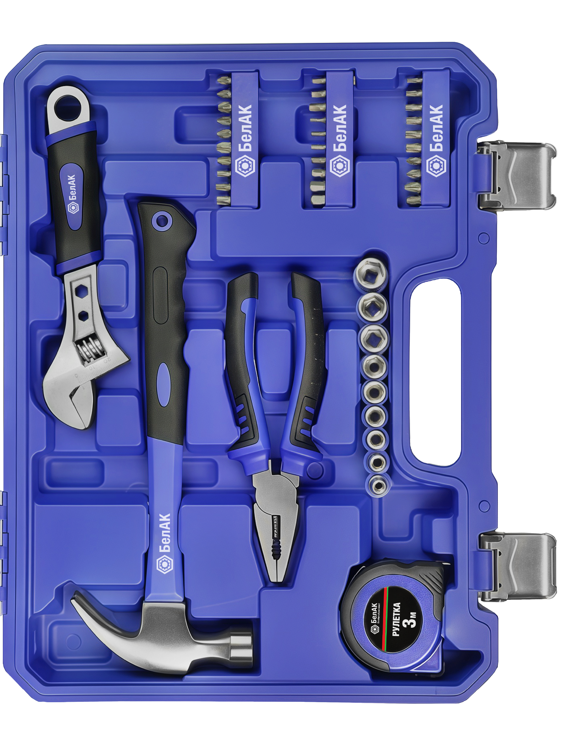 Набор инструментов ПРОФИ, 100 предм."БелАК"