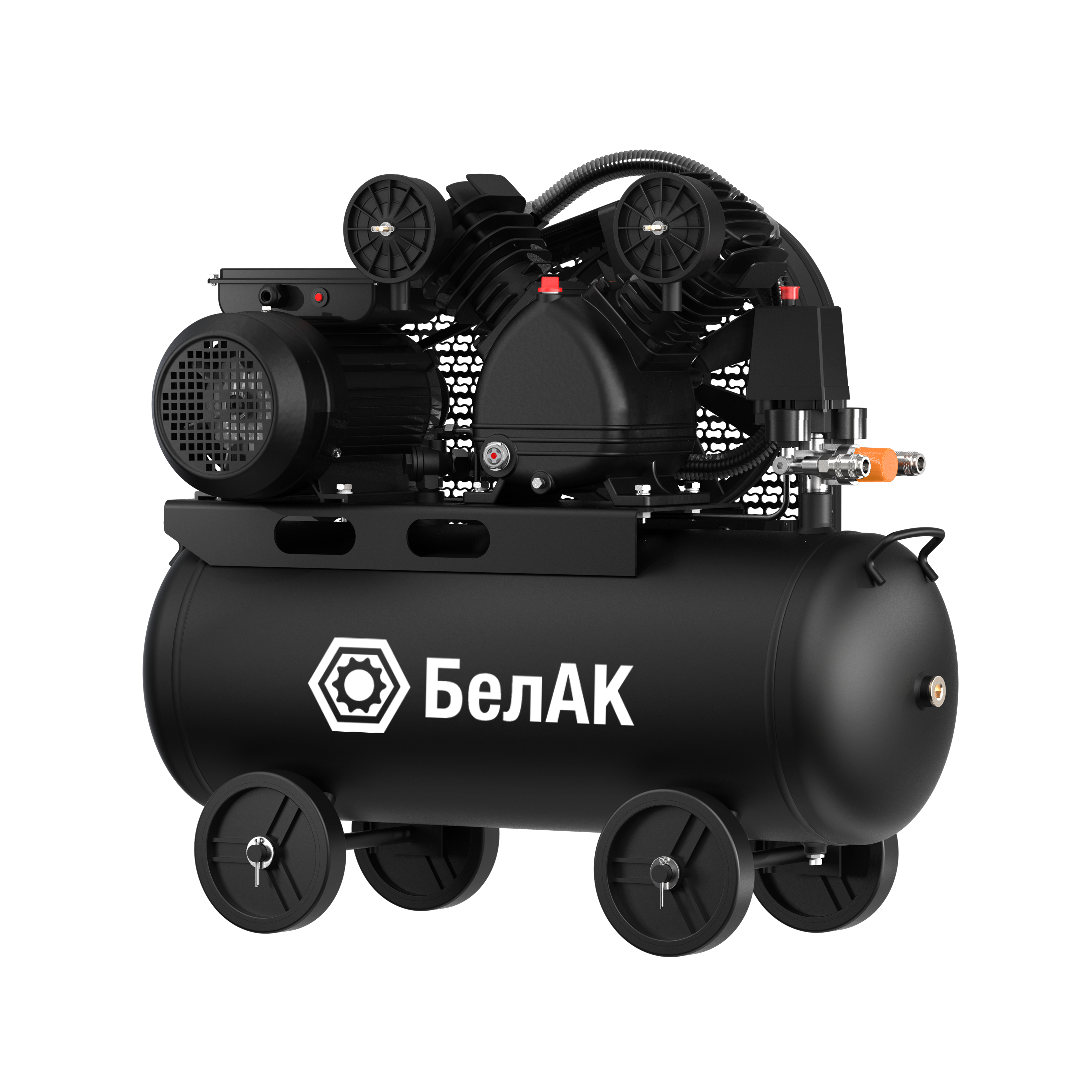 Компрессор воздушный 50л (490 л/мин; 2,2 кВт; ременной) БелАК