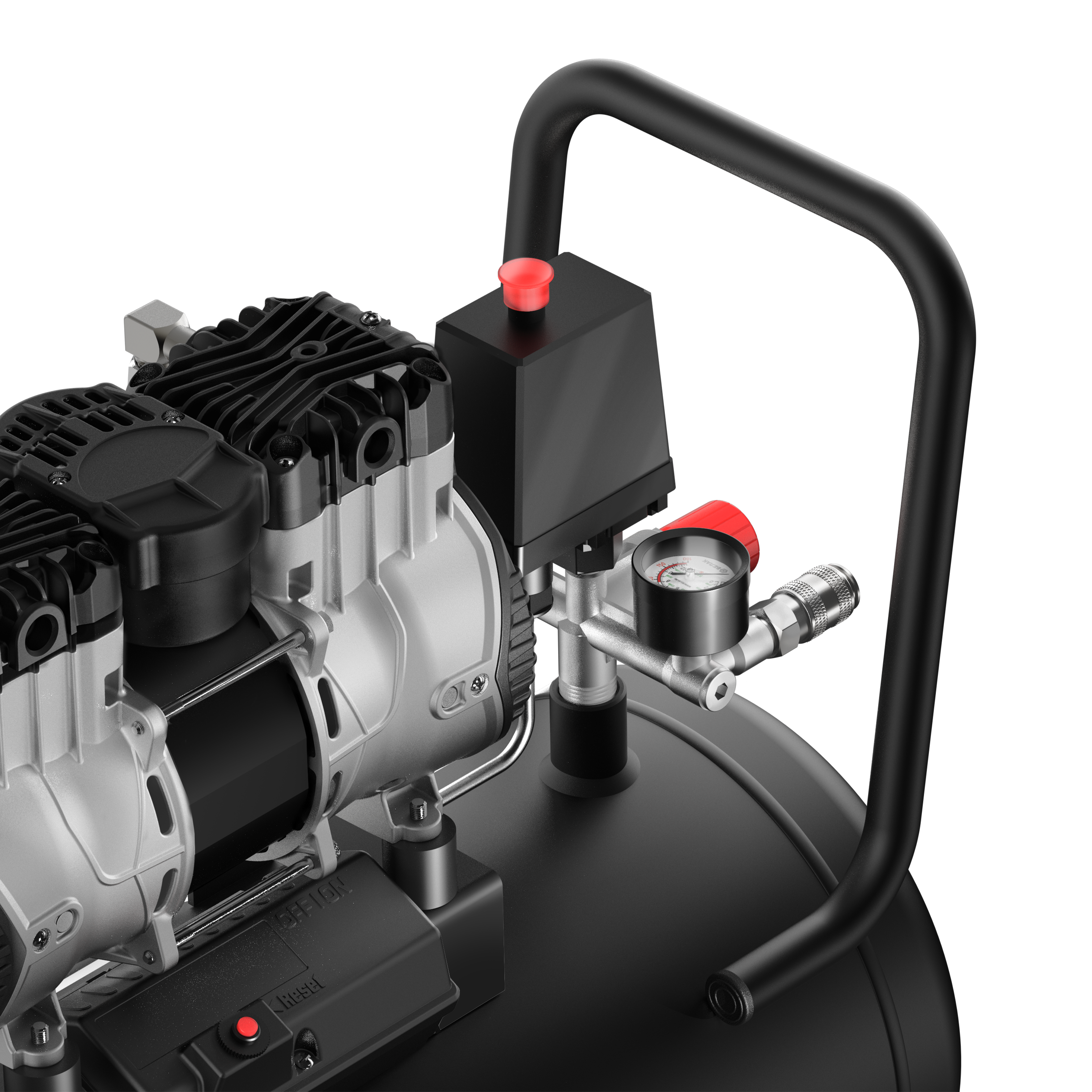 Компрессор воздушный безмасляный, 24 л, 270 л/мин, 1100 Вт. БелАК