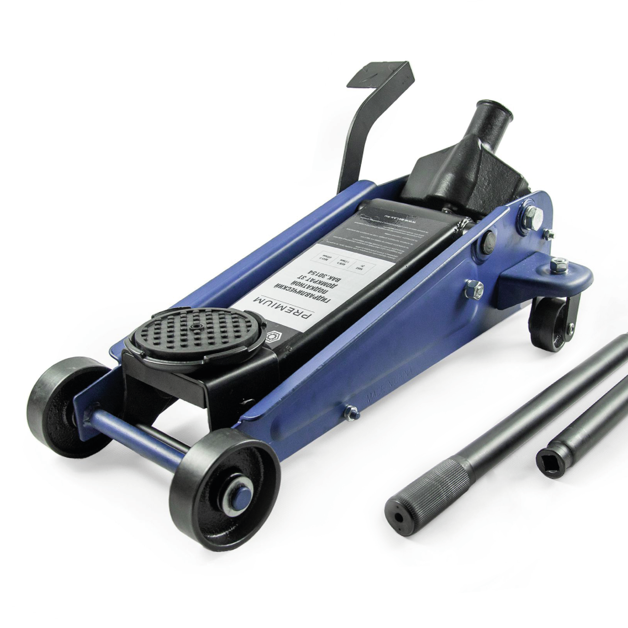  Домкрат гидравлический подкатной BELAK PREMIUM, 3 тонны 