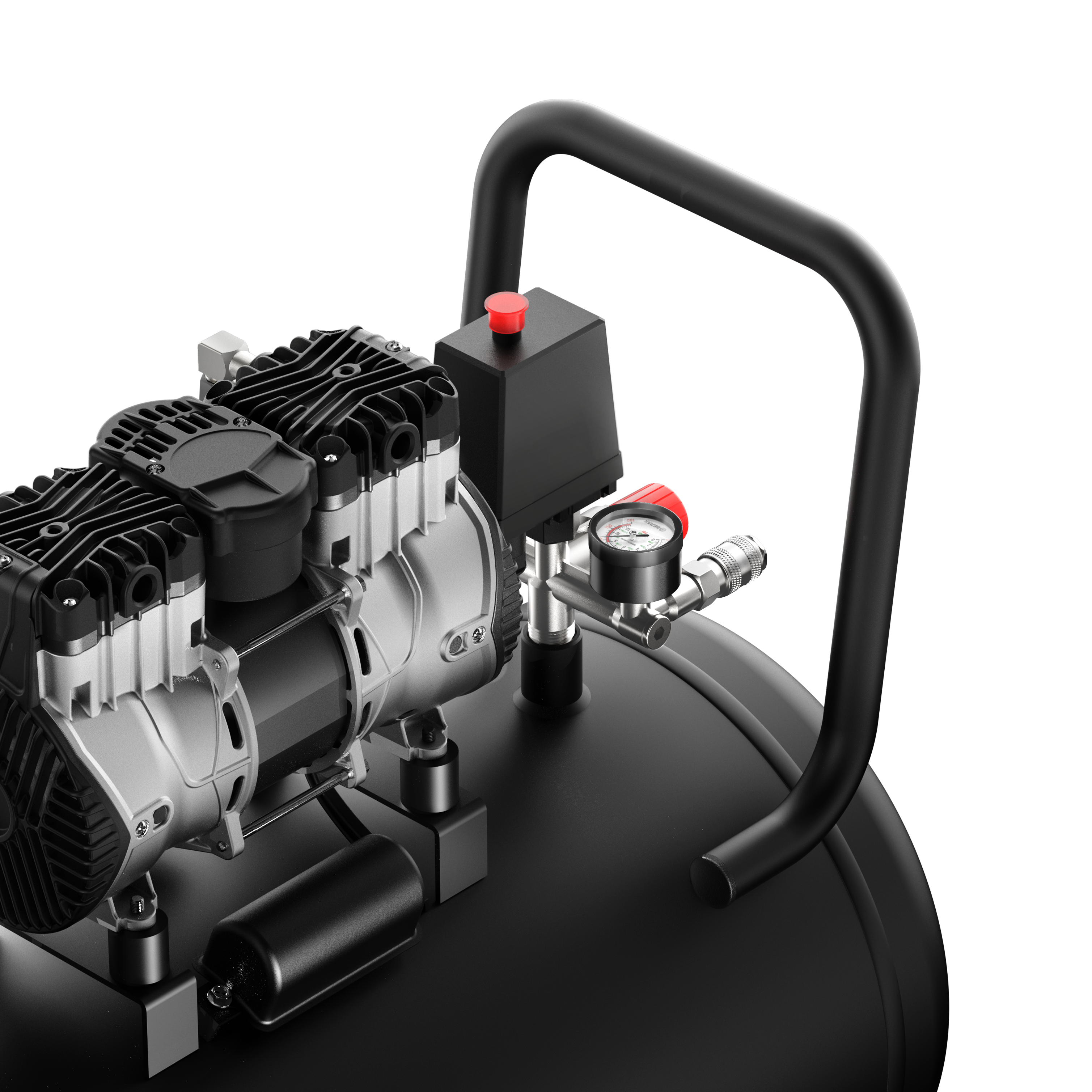 Компрессор воздушный безмасляный, 100 л, 550 л/мин, 2200 Вт. БелАК