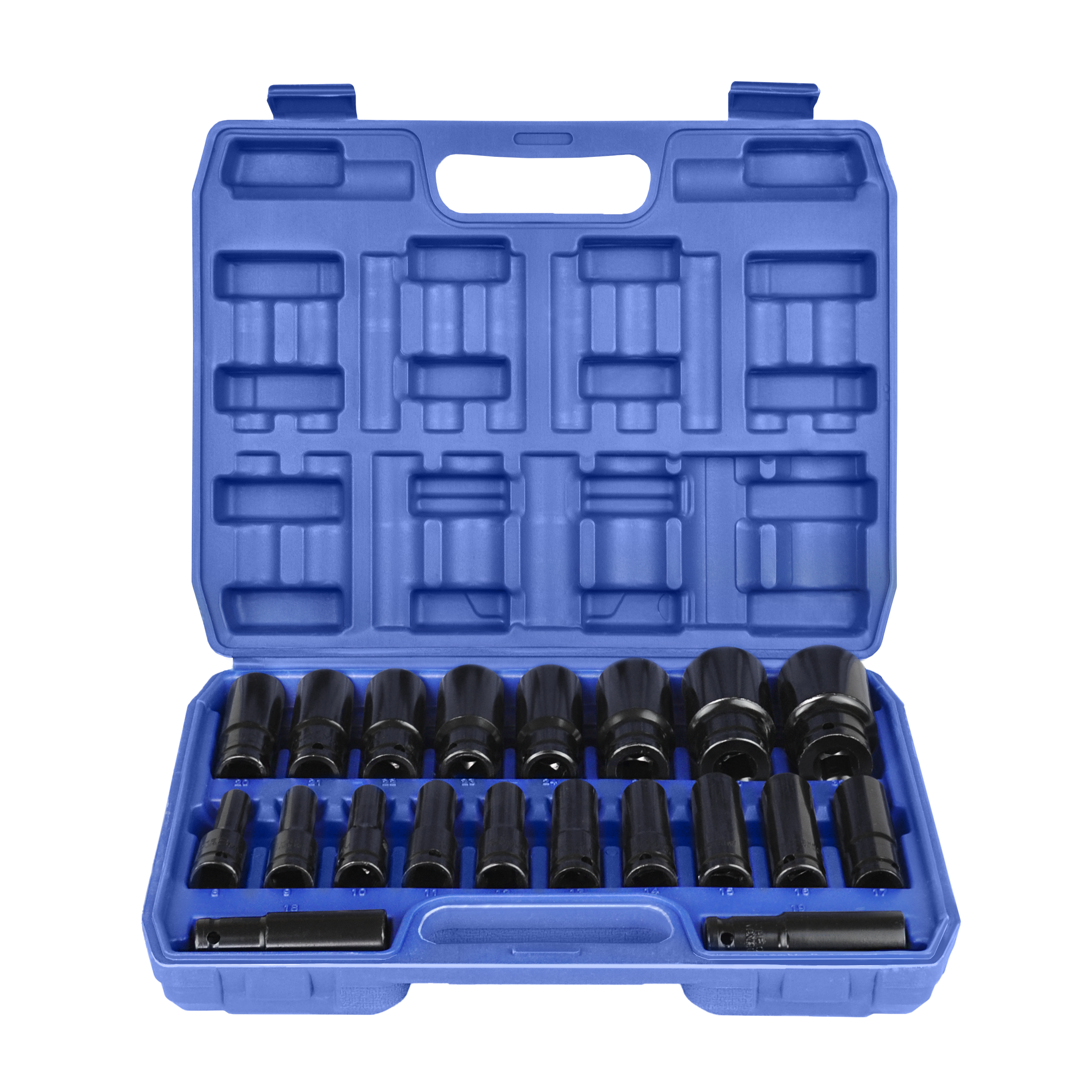 Набор ударных головок 1/2" 20 пр. (6гр., CRV, 8-32мм) "БелАК"