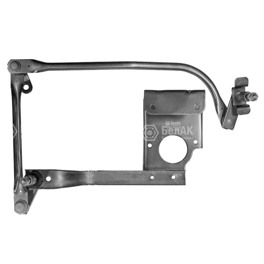 Трапеция стеклоочистителя "БелАК" (ан.60.5205100-20) детально