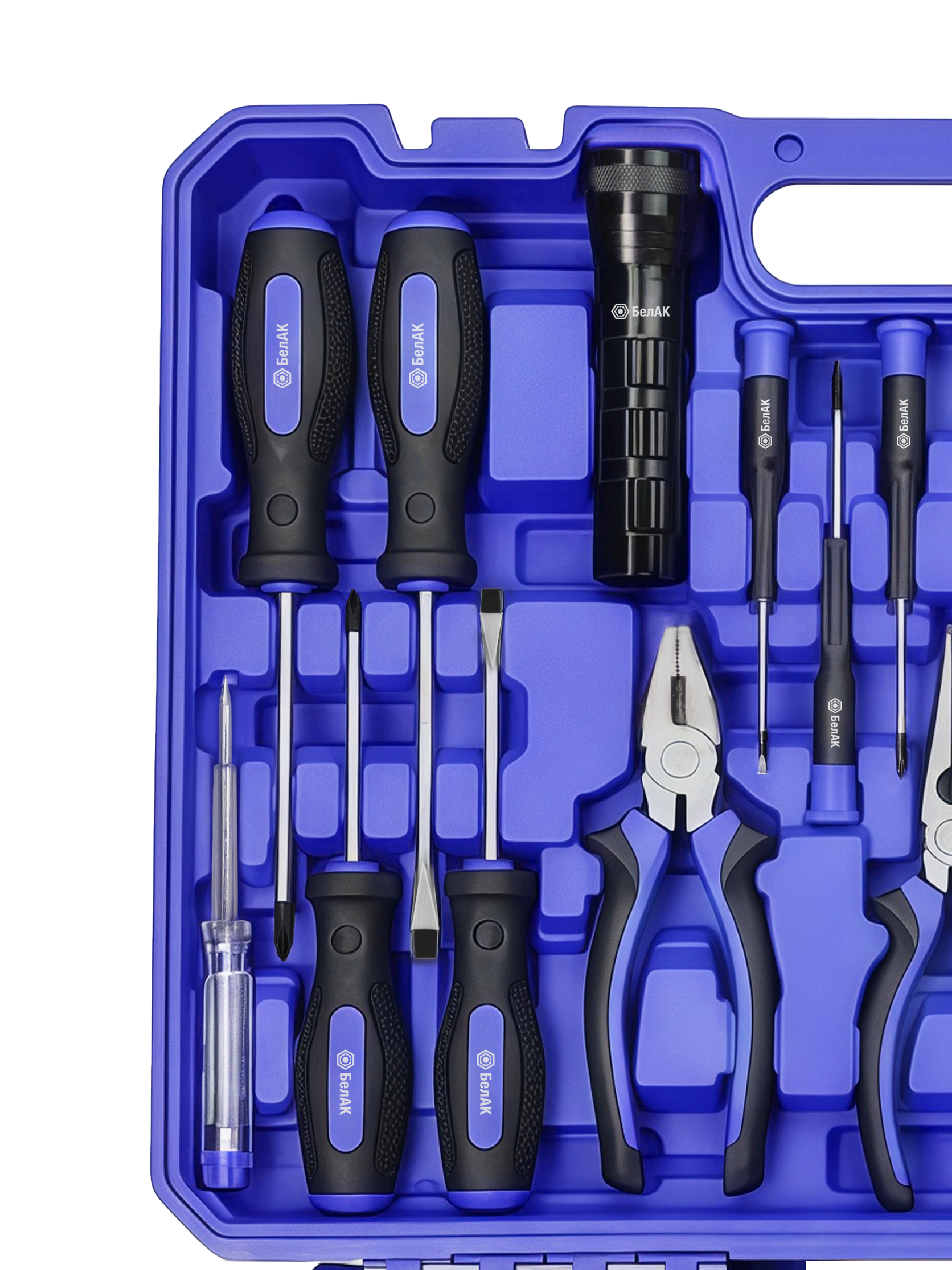 Набор инструментов ПРОФИ, 208 предм."БелАК"