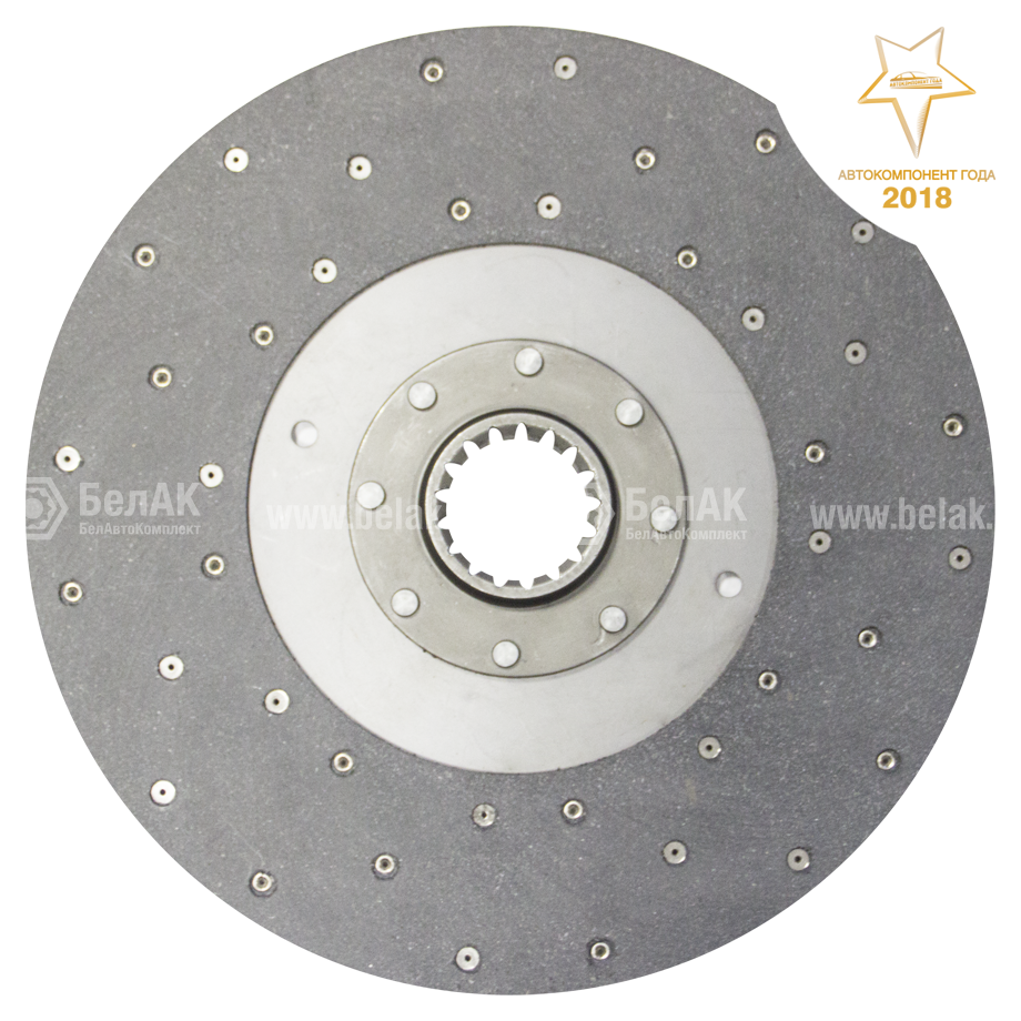 Диск сцепления ведомый "БелАК" (ан.01M-21C6) детально