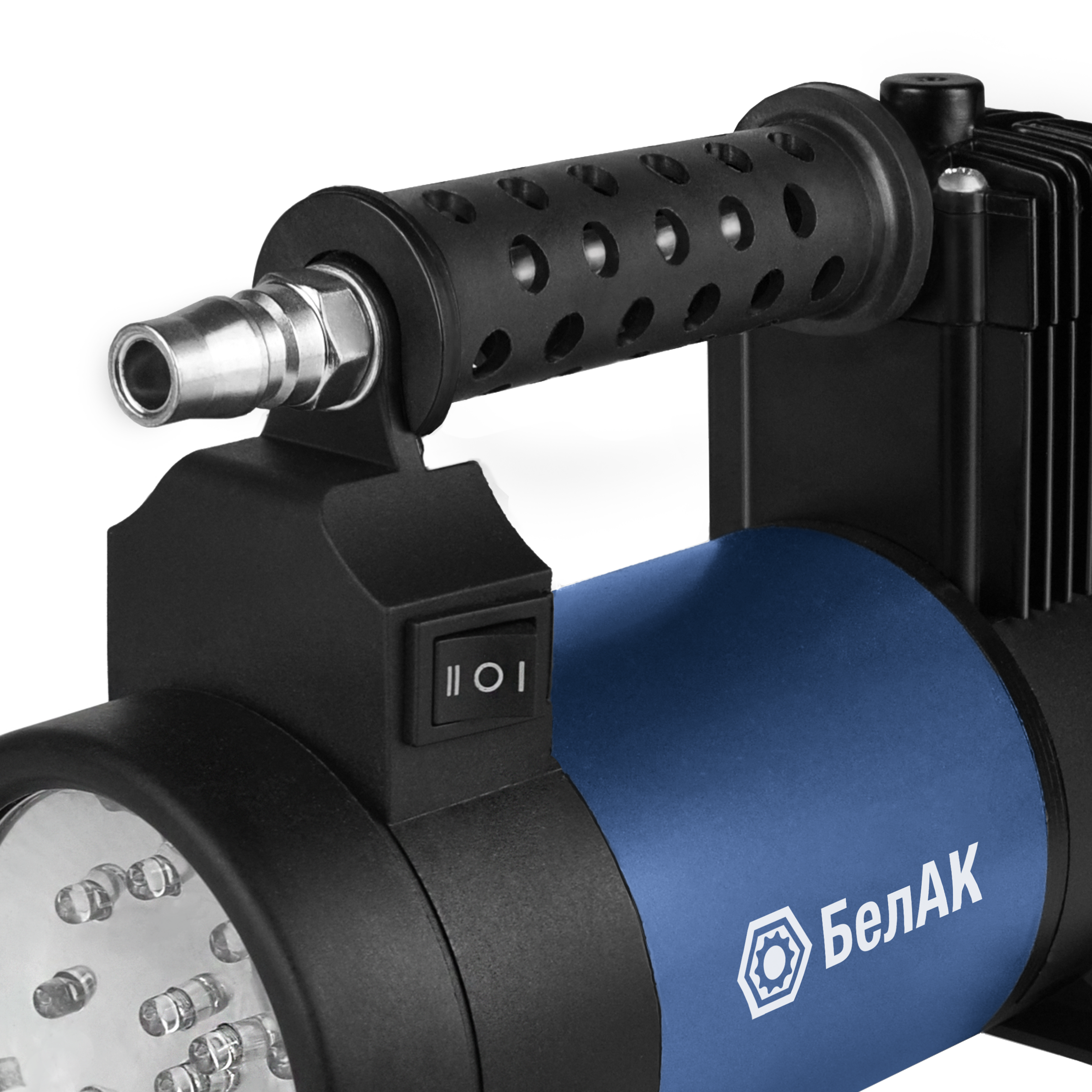 Компрессор автомобильный серия "Х" 55 л\мин, "БелАК", с фонарем