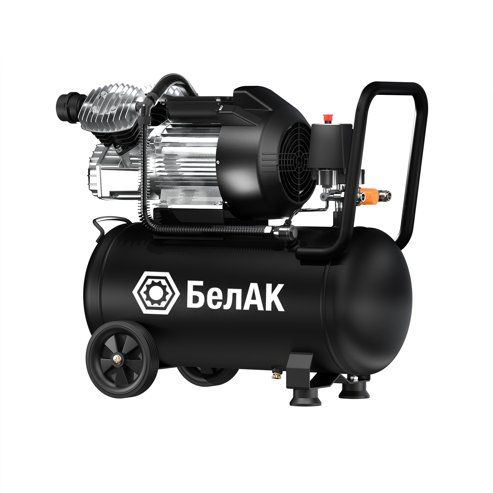 Компрессор воздушный 50л (460 л/мин; 2,2 кВт, двухпоршневой) БелАК