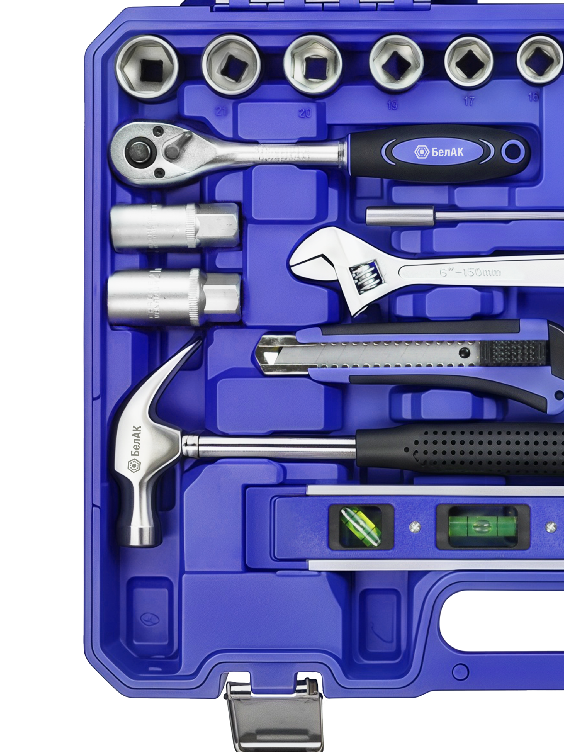 Набор инструментов ПРОФИ, 208 предм."БелАК"