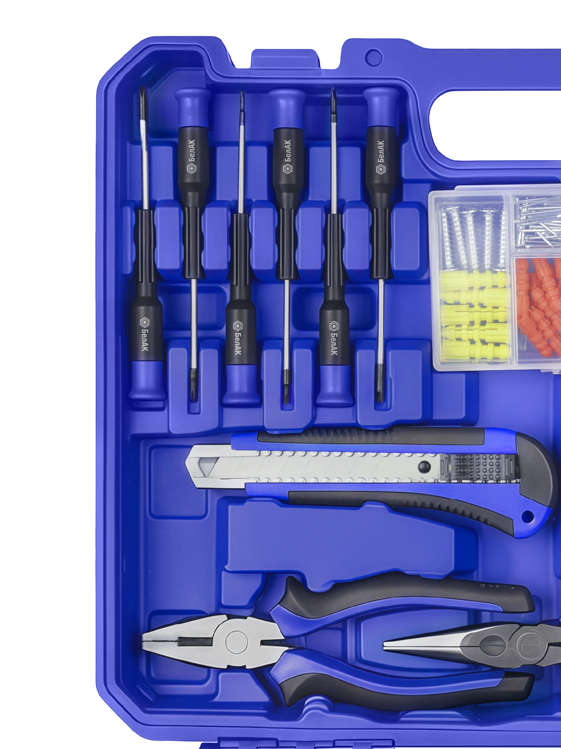 Набор инструментов ПРОФИ, 196 предм."БелАК"