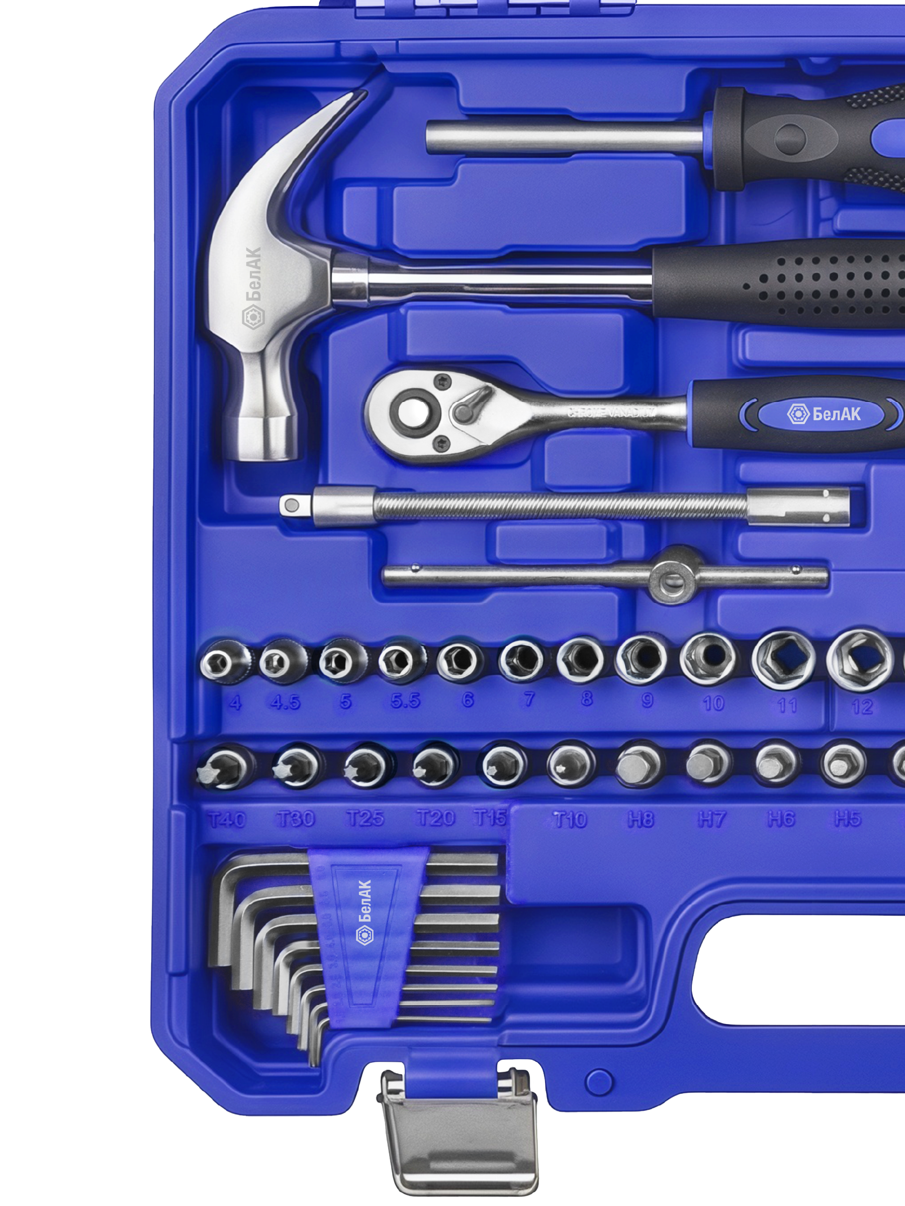 Набор инструментов ПРОФИ, 196 предм."БелАК"