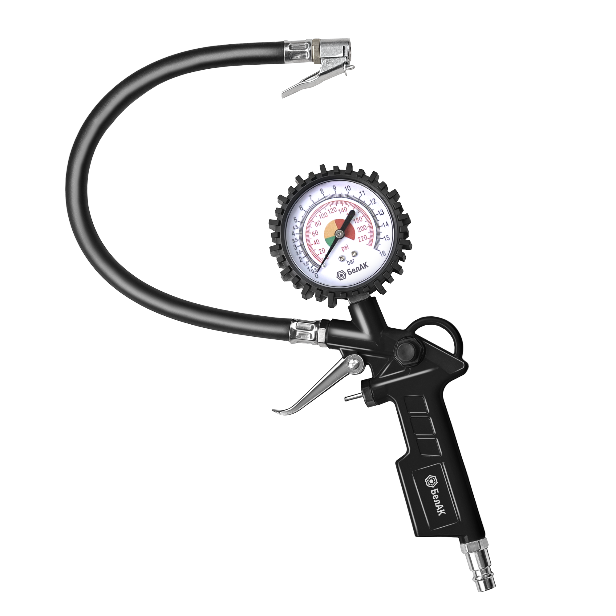 Набор пневмоинструмента для компрессора, 18 предметов