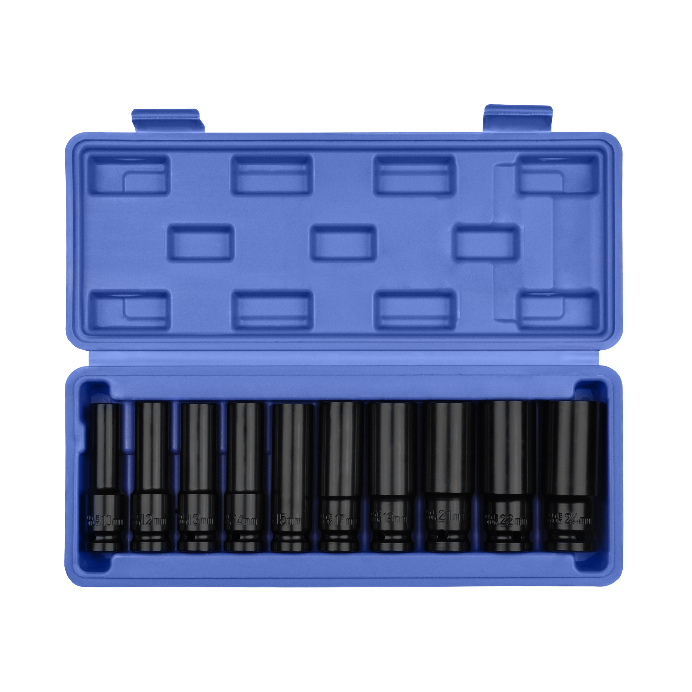 Набор ударных головок 1/2" 10 пр. (6гр., CRV, 10-24мм) "БелАК"