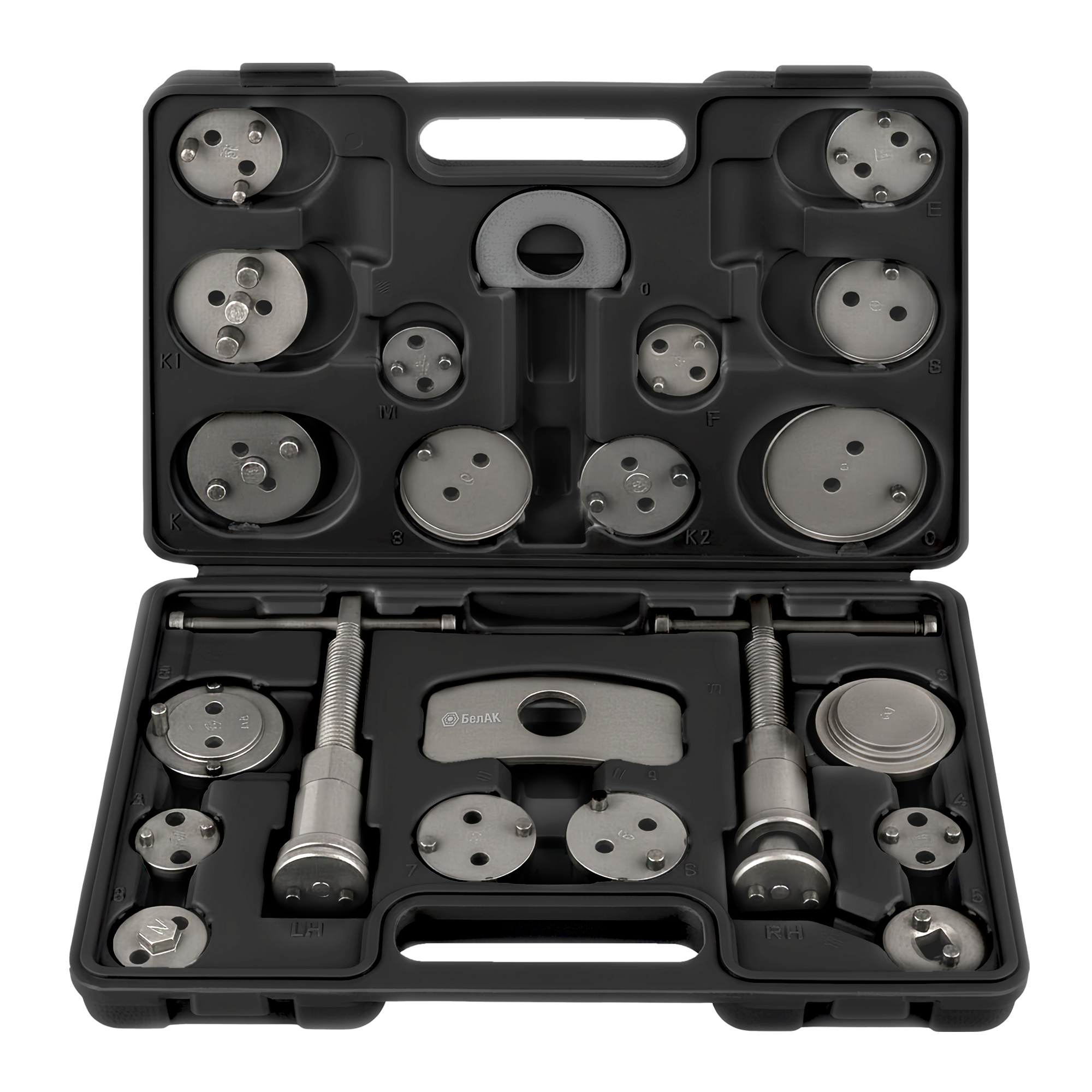 Набор для утапливания поршней тормозных цилиндров, 22 предмета, "БелАК"