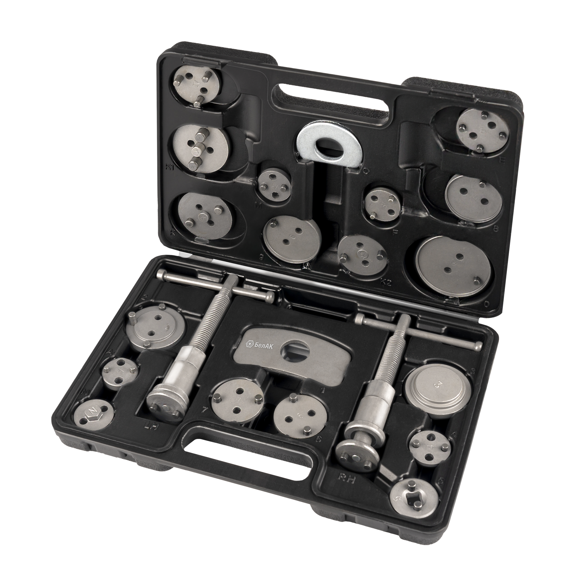 Набор для утапливания поршней тормозных цилиндров, 22 предмета, "БелАК"