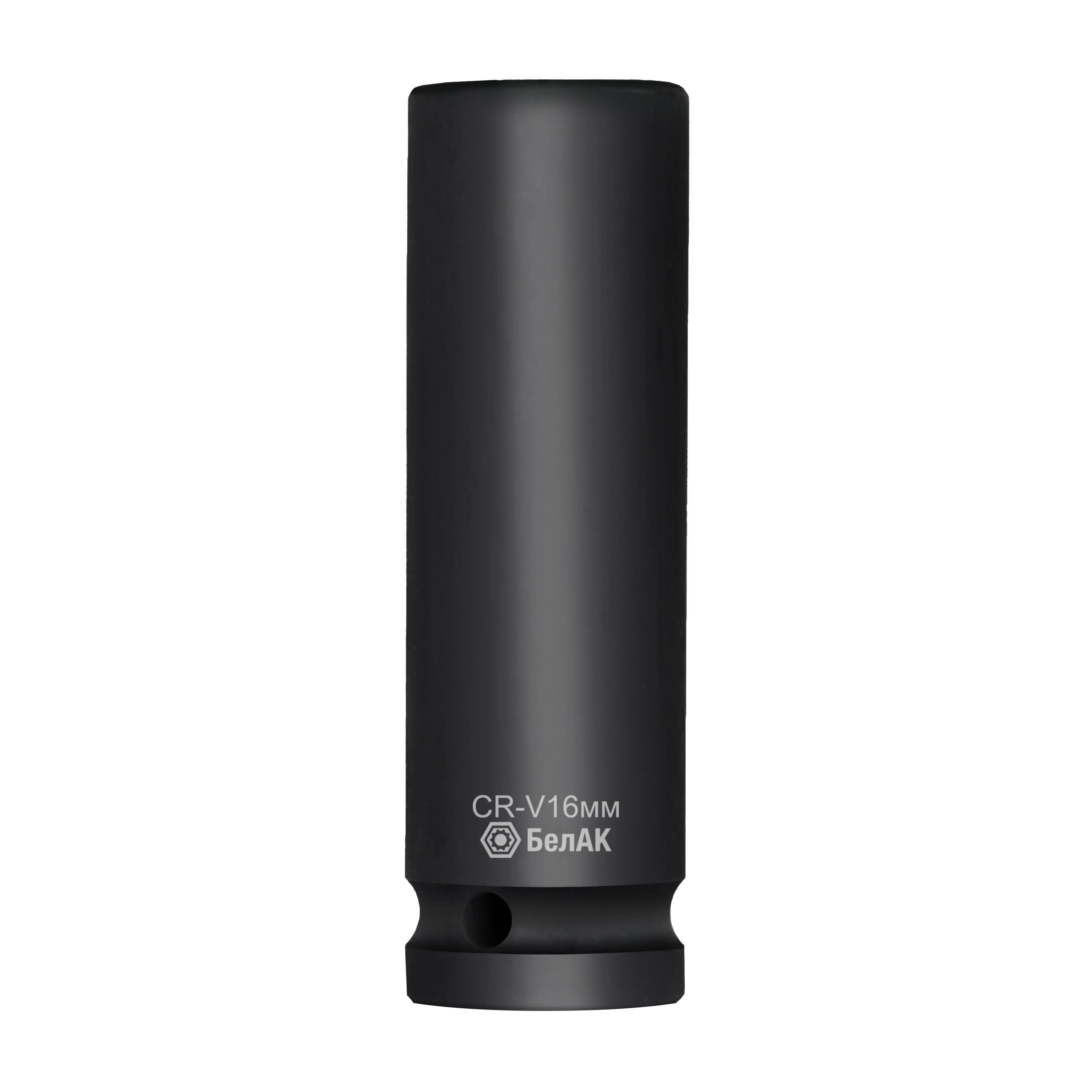 Головка шестигранная ударная удлиненная 16 мм, 1/2", CRV, "БелАК"