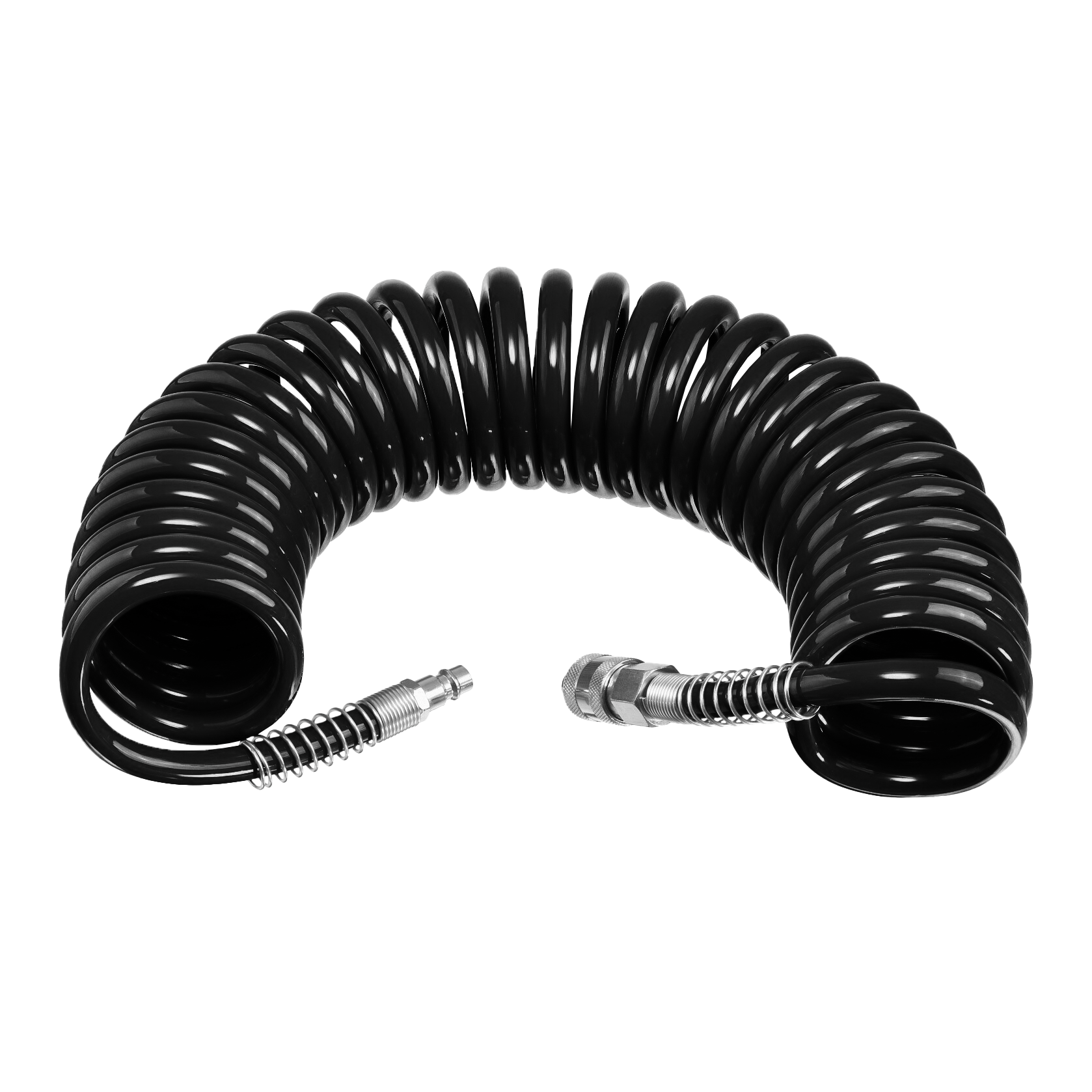 Шланг для компрессора воздушного, полиуретановый спиральный 12м 5х8мм, БелАК