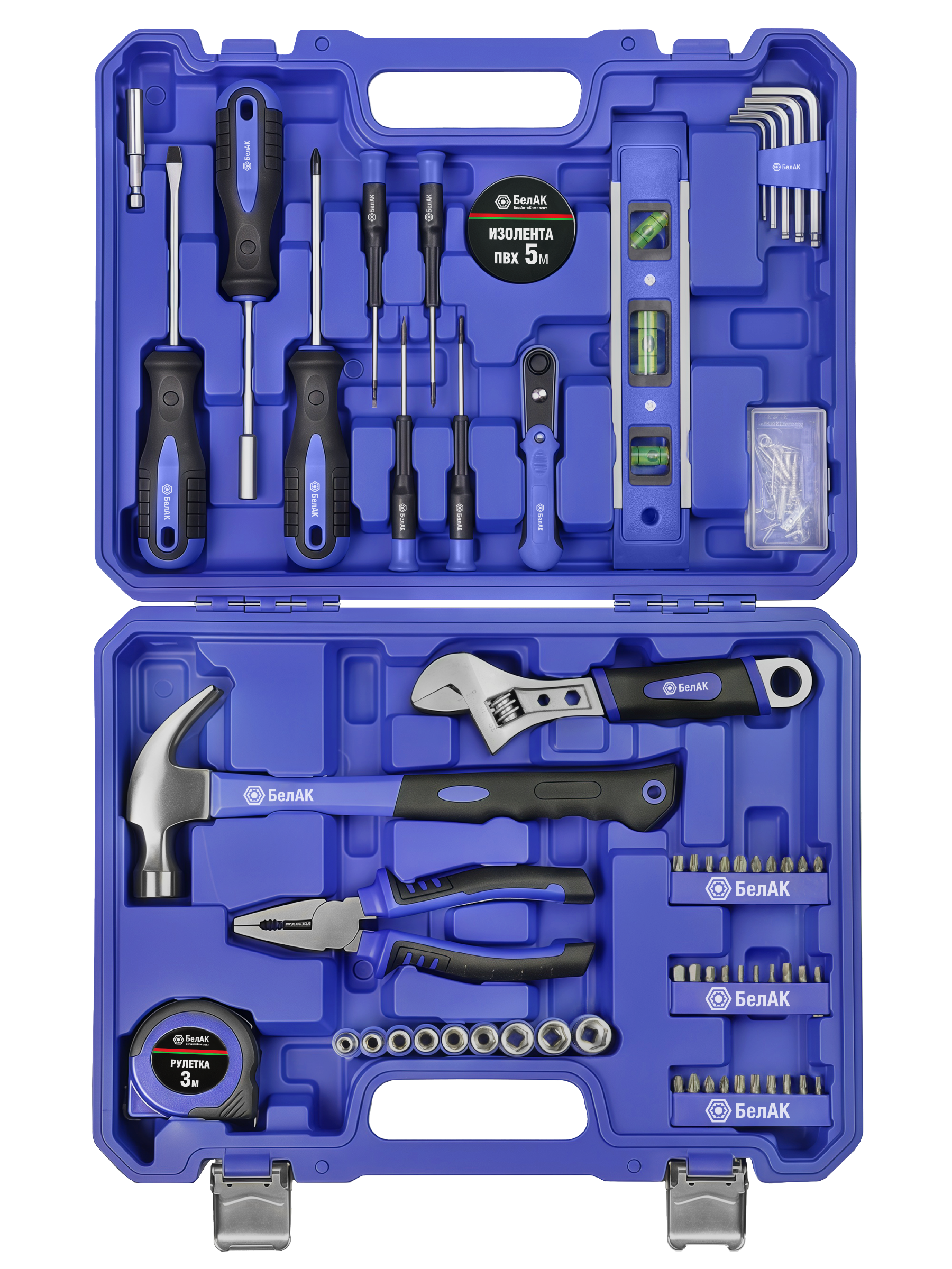 Набор инструментов ПРОФИ, 100 предм."БелАК"