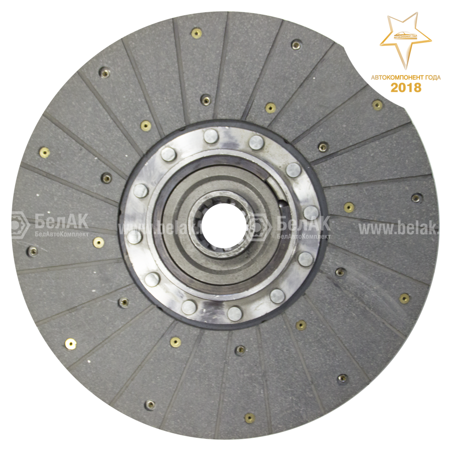 Диск сцепления ведомый "БелАК" (ан.45-1604040)  детально