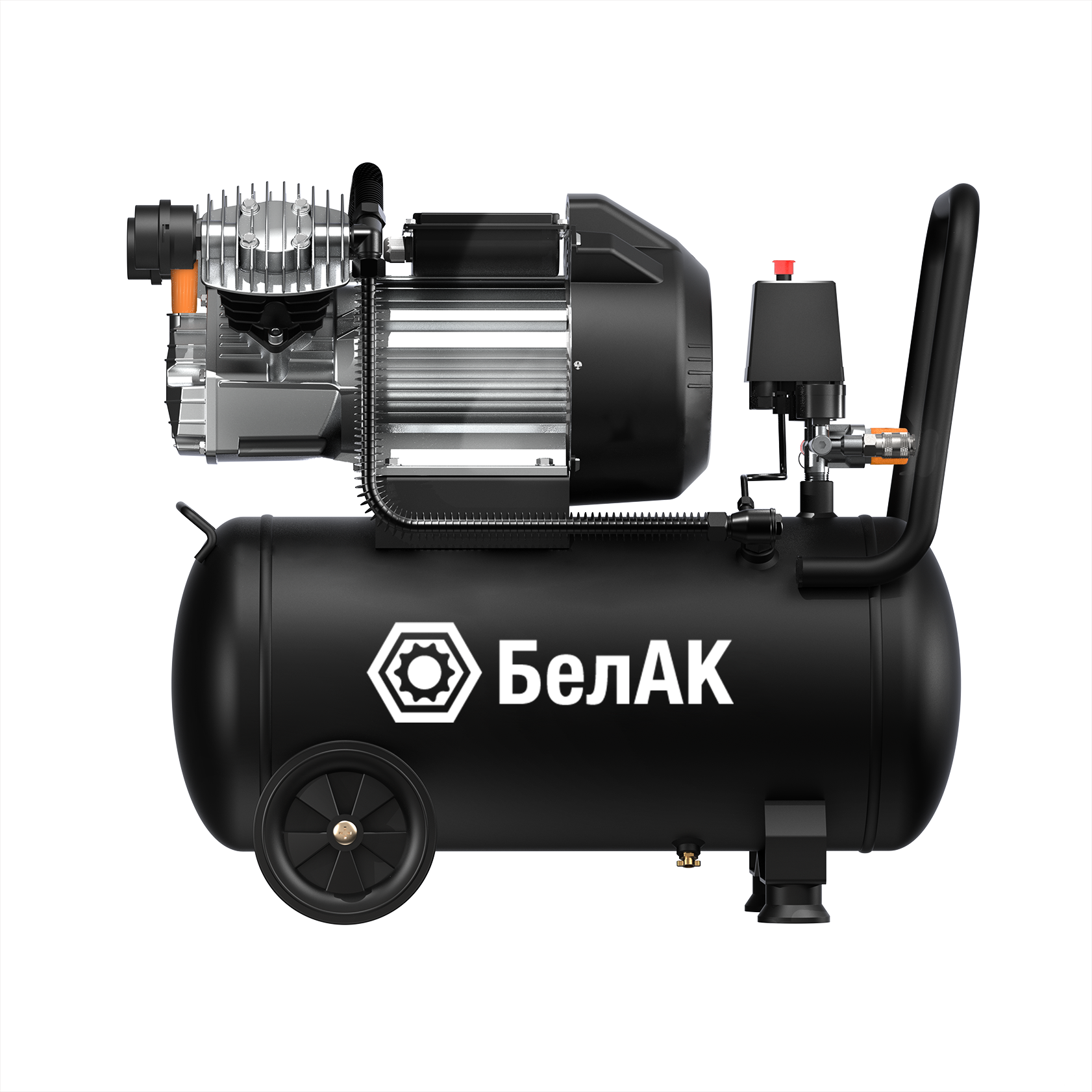 Компрессор воздушный 50л (460 л/мин; 2,2 кВт, двухпоршневой) БелАК