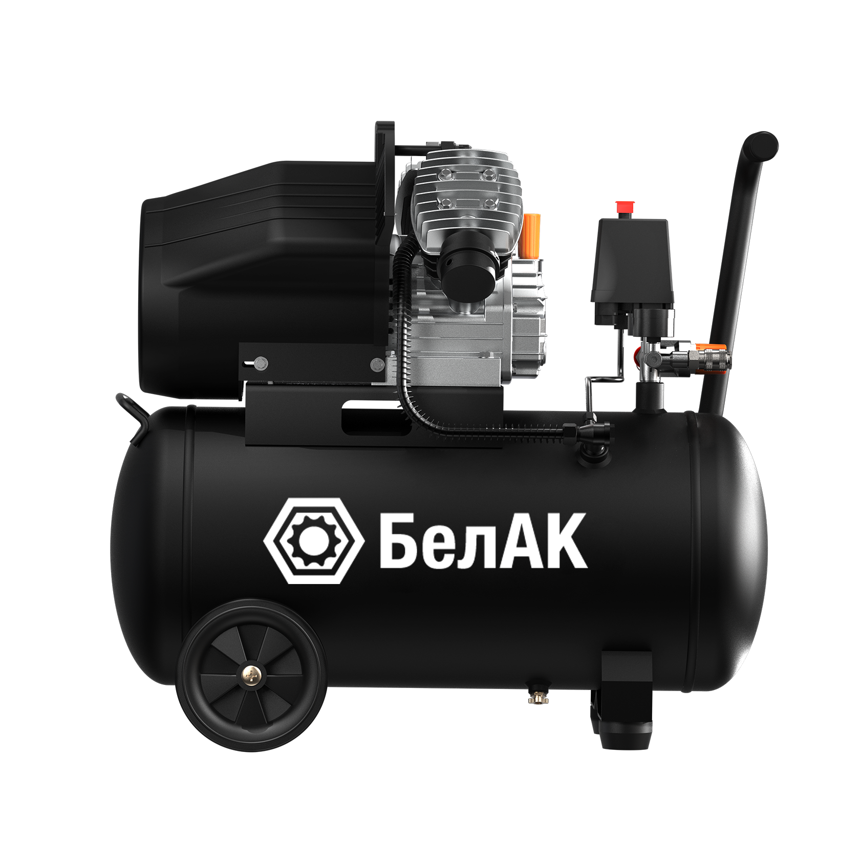 Компрессор воздушный 50л (450 л/мин; 2,2 кВт, двухпоршневой) БелАК