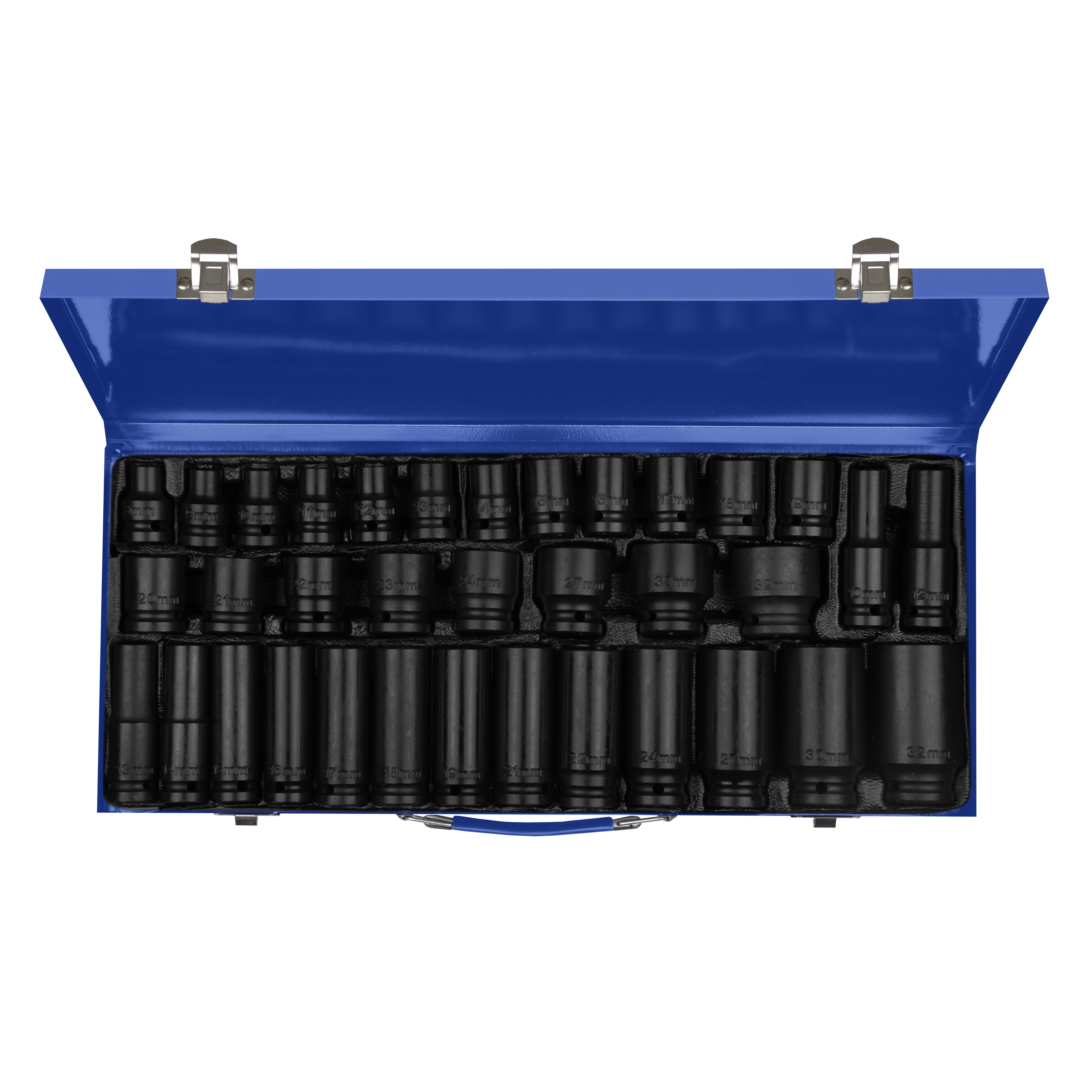 Набор ударных головок 1/2" 35 пр. (6гр., CRMO, 8-32мм) "БелАК"