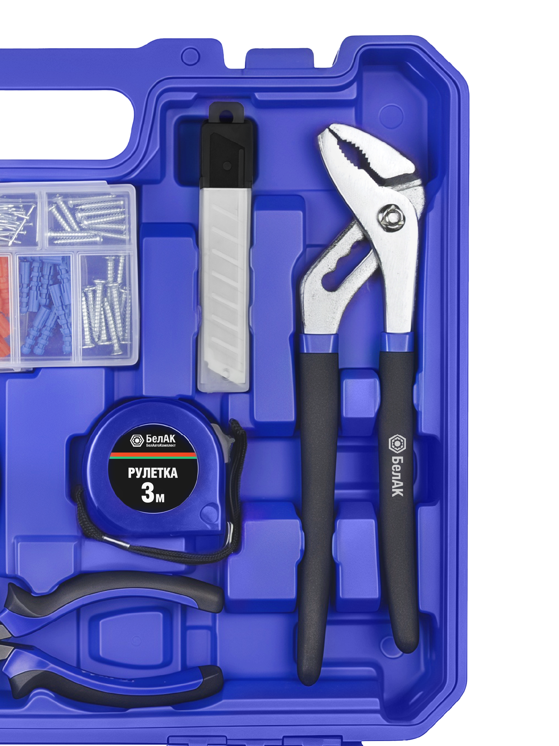 Набор инструментов ПРОФИ, 196 предм."БелАК"